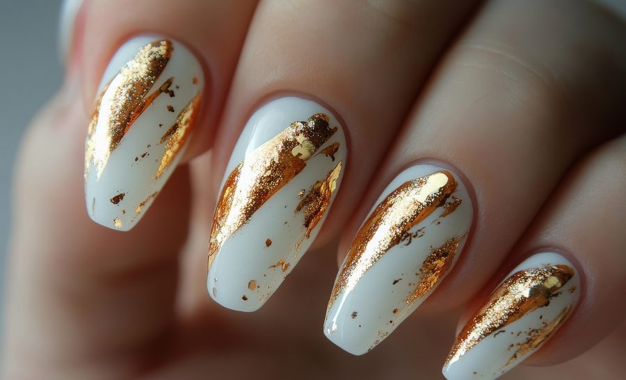 Elegant nail design showcase at V Nail Bar & Lash Marietta